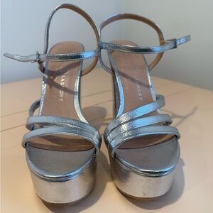 Chinese Laundry Metallic Platform Heels